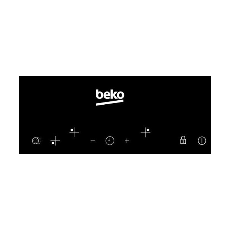 Vitrocerámica Beko HIC63402T de 3 zonas con instalación